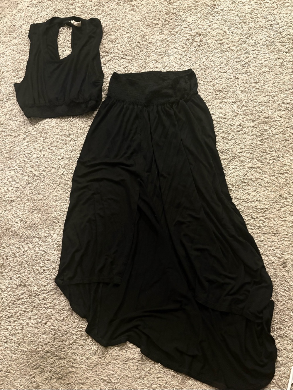 FB Beach Black Two-Piece Set | Size M